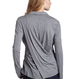 BCBG Jersey Draped Blazer Jacket